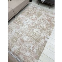 Ковер для жилой комнаты Radjab Carpet Лайла Прямоугольник TZ16F (2x4, Light Beige)