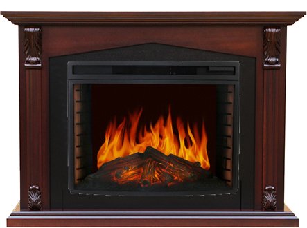 

Каминокомплект Smolcom Praga FS33/FS33W с Dioramic 33 LED FX (махагон коричневый антик)