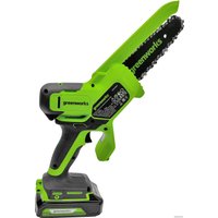Аккумуляторная пила Greenworks GD24CSMNXK4 2008707UB (с 1-им АКБ 4 Ач)