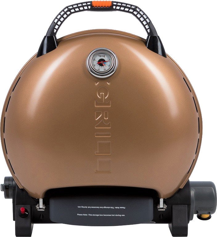 

Портативный газовый гриль O-grill 700T (золотистый)