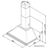 Кухонная вытяжка Smeg KT90DGM