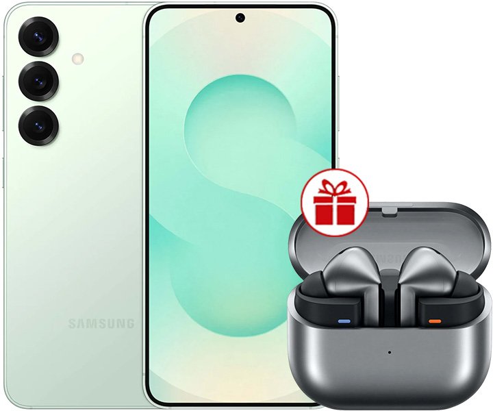 

Телефон Samsung Galaxy S25 SM-S931B 12GB/128GB (мятный) и наушники Samsung Galaxy Buds 3 Pro по акции