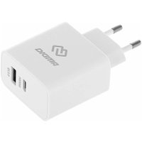 Сетевое зарядное Digma DGW3D (белый)
