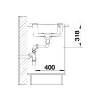 Кухонная мойка Blanco Metra 6 S 527116 (мягкий белый)