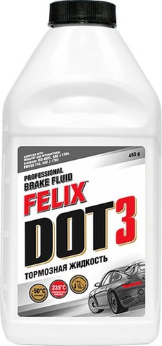 Тормозная жидкость Felix DOT 3 455мл 430130007