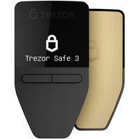 Аппаратный криптокошелек Trezor Safe 3 (золотистый)
