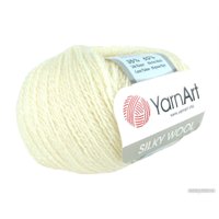 Пряжа для вязания Yarnart Silky Wool 330 25 г 190 м (молочный)