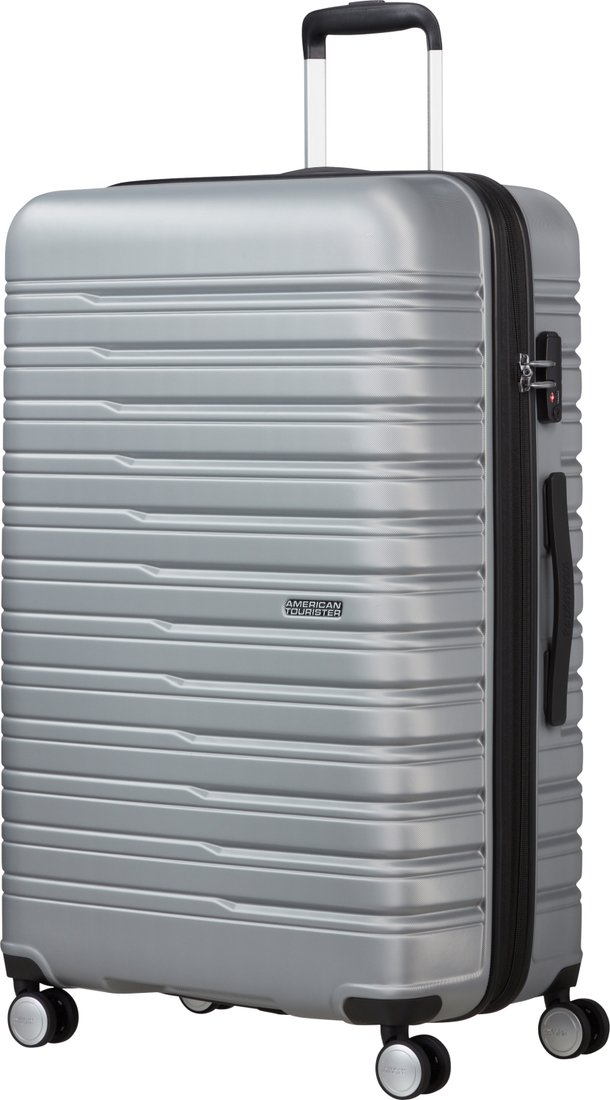 

Чемодан-спиннер American Tourister Flashline Sky Silver 78 см