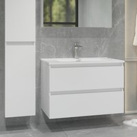  Lauter Тумба под умывальник Mia 80 (белый глянец) в Барановичах