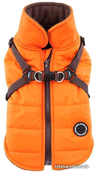 Шлейка-жилетка Puppia Mountaineer II PAPD-VT1366-OR-S (оранжевый)