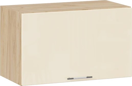 

Шкаф навесной Трия Весна 1В8Г с одной откидной дверью (дуб крафт золотой/ваниль глянец)