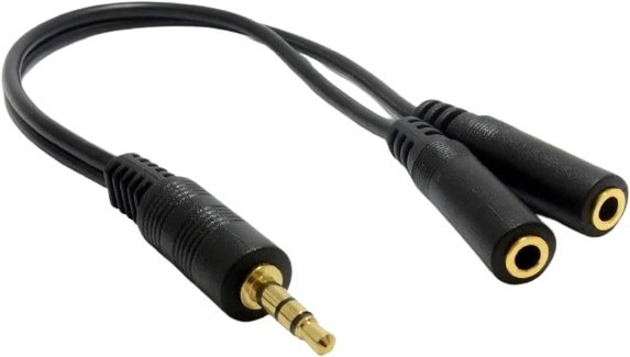 

Кабель USBTOP Jack 3.5mm (папа) - 2x jack 3.5mm (мама), 0.5 м