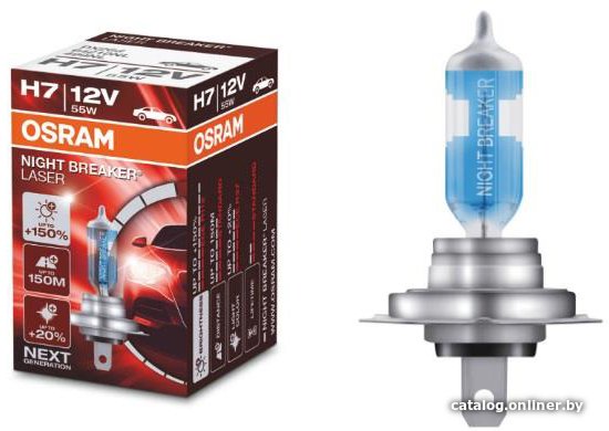 Автомобильная лампа Osram H7 Night Breaker Laser 64210NL 1шт