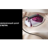 Утюг Polaris PIR 2860AK 3m (черный/розовый) в Бресте