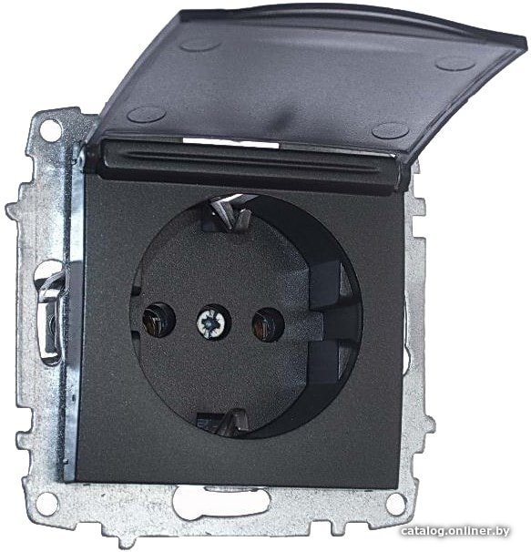 Розетка Elbi Zena-Vega 609-011100-218 (графит)