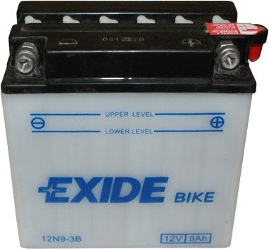 

Мотоциклетный аккумулятор Exide Conventional 12N9-3B (9 А·ч)