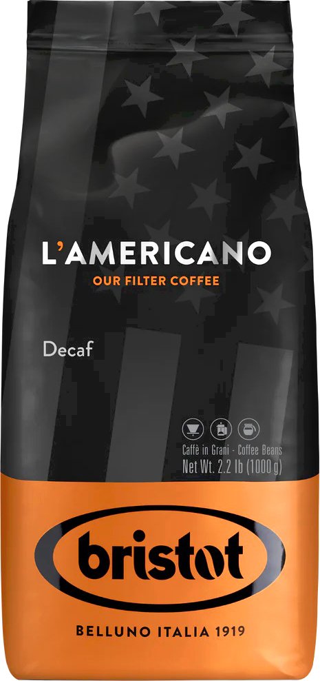 

Кофе Bristot L'Americano Decaf зерновой 1кг
