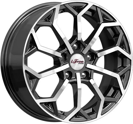 

Литые диски iFree Спейс-Нидл (КС1000) 16x6.5" 5x100мм DIA 67.1мм ET 38мм Блэк Джек