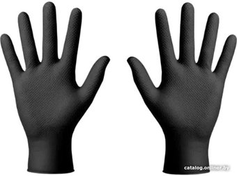 Нитриловые перчатки Gogrip Нитриловые RP30023006-001 (M, 50 шт, черный)