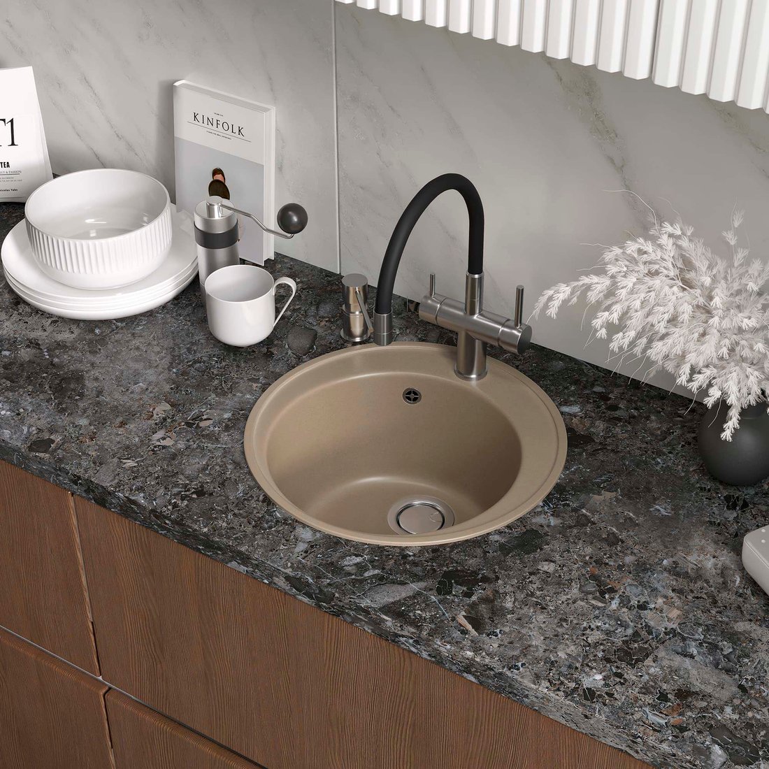 

Кухонная мойка Reflexion Arena RF0148BE