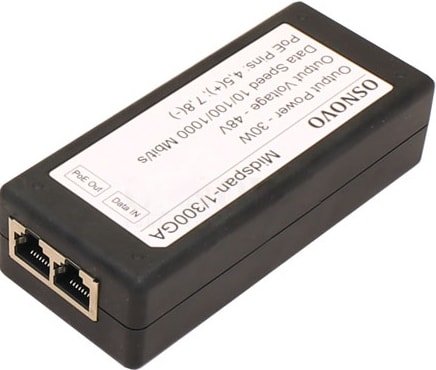 

PoE-инжектор Osnovo Midspan-1/300GA