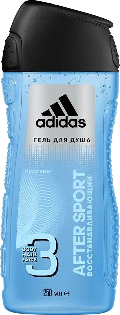 

Adidas Гель для душа Body-Hair-Face After Sport 250 мл