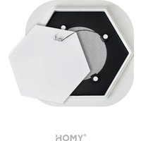 Вентиляционная решетка HOMY AIR гексагон AH100WS 17x15 (белая)