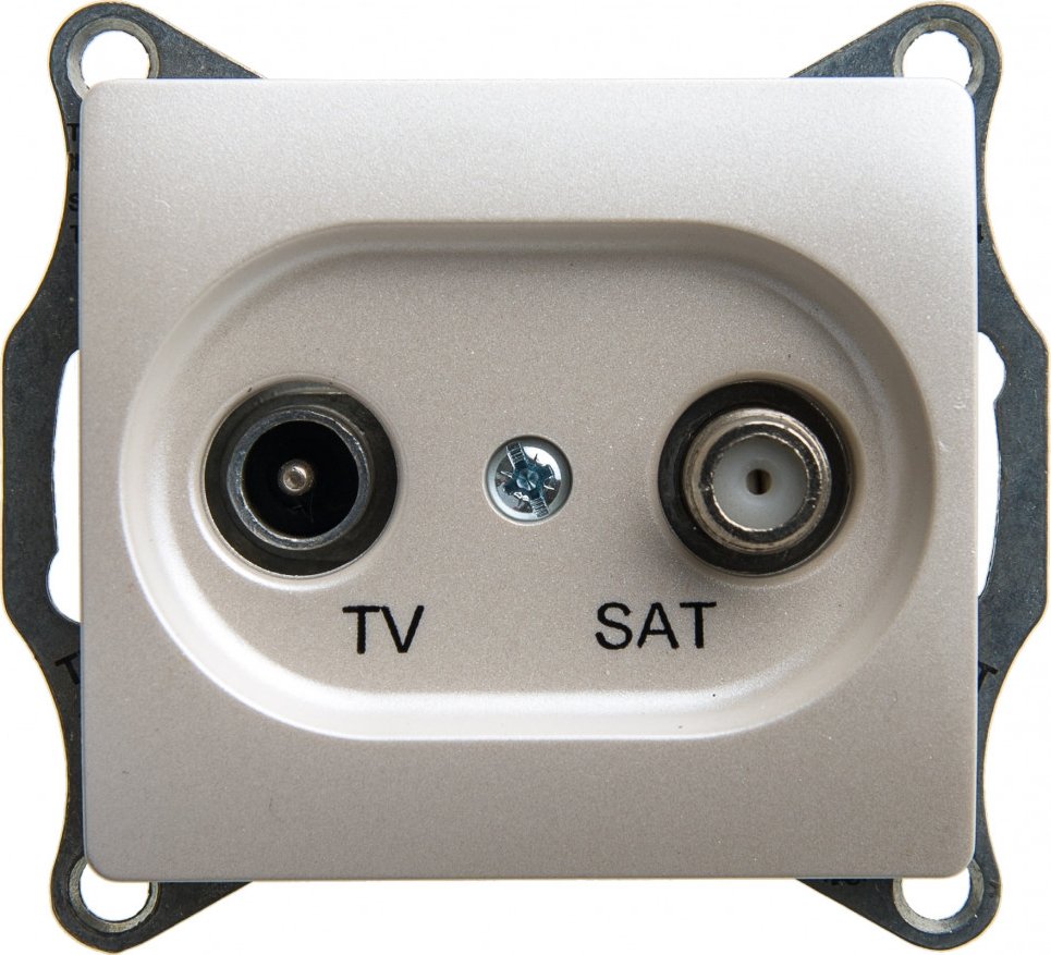 

Розетка телевизионная Systeme Electric Glossa GSL000697 (перламутр)