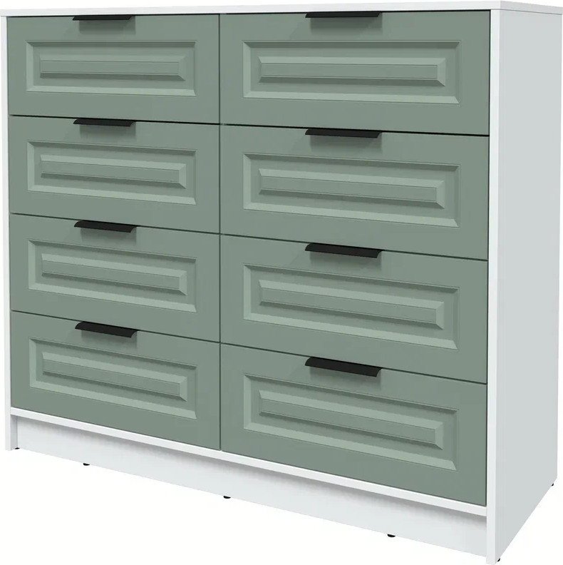 

Комод Интерлиния Концепт КТ-К117 Деко (белый платинум/мята)