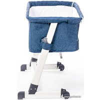 Приставная детская кроватка Nuovita Accanto (темно-синий)