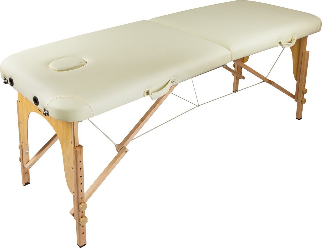 

Массажный стол Atlas Sport складной 2-с деревянный 60 см (бежевый)
