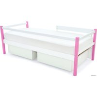 Кровать-тахта Бельмарко Svogen 1353 (лаванда/белый, лисята)