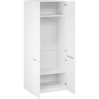 Шкаф распашной Трия Глосс 580 СМ-319.07.003 (белый жемчуг/белый глянец)