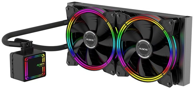 

Система жидкостного охлаждения для процессора ALSEYE H280