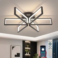 Припотолочная люстра Estares Maldi 165W 6S-APP-850x200-BLACK/WHITE-220-IP20