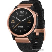 Умные часы Garmin Fenix 6s Sapphire (розовое золото/черный)