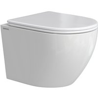 Унитаз подвесной Berges Wasserhaus Okus Rimless + АТОМ 410 AT-043397 (с сиденьем)