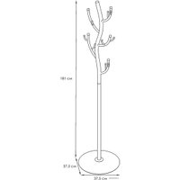 Вешалка для одежды ЗМИ Дерево ВНП 211 (черный)