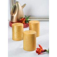 Набор свечей Мелт 100 мм (3 шт, золотой)