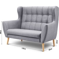 Диван Mio Tesoro Фиджи (Madagaskar 06/натуральное дерево)