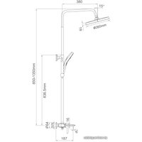 Душевая система  Gappo G2403-6