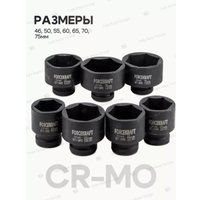 Набор головок слесарных ForceKraft FK-8071-5MPB (58496)