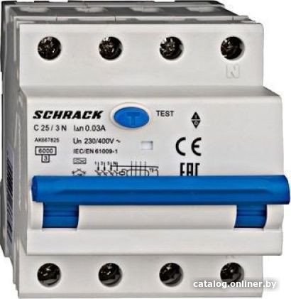 Дифференциальный автомат Schrack Technik AK667825