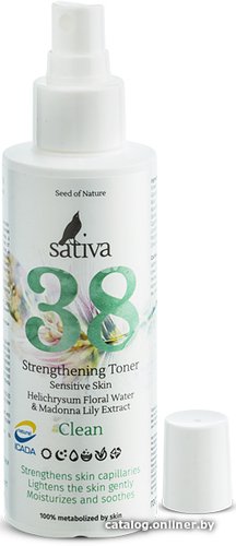  Sativa Тоник для лица Укрепляющий №38 (150 мл)