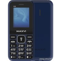 Кнопочный телефон Maxvi C30 (синий)