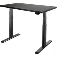 Стол для работы стоя ErgoSmart Ergo Desk Prime 1360x800x36 мм (дуб темно-коричневый/черный)