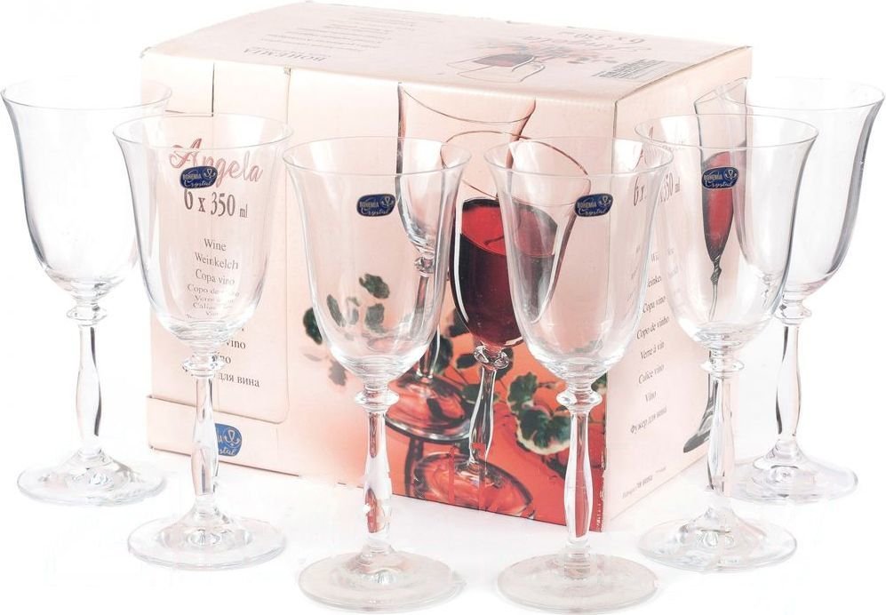 

Набор бокалов для вина Bohemia Crystal Angela 40600/opt/350
