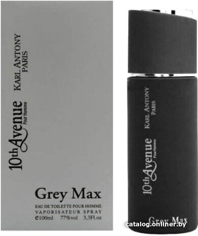 Туалетная вода Jean Jacques Vivier 10th Avenue Grey Max EdT (100 мл)
