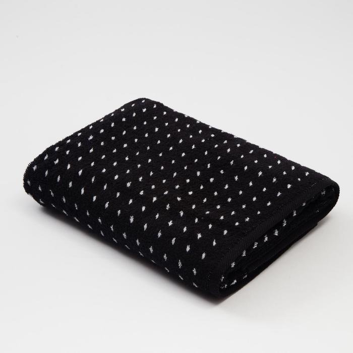 

Полотенце Этель ЧБ Пунктир 5031616 (белый/черный)