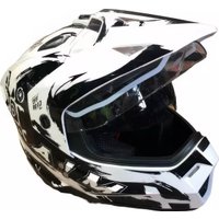 Мотошлем AIM JK802Y 802Y-014-YL (Y/L, белый/черный)